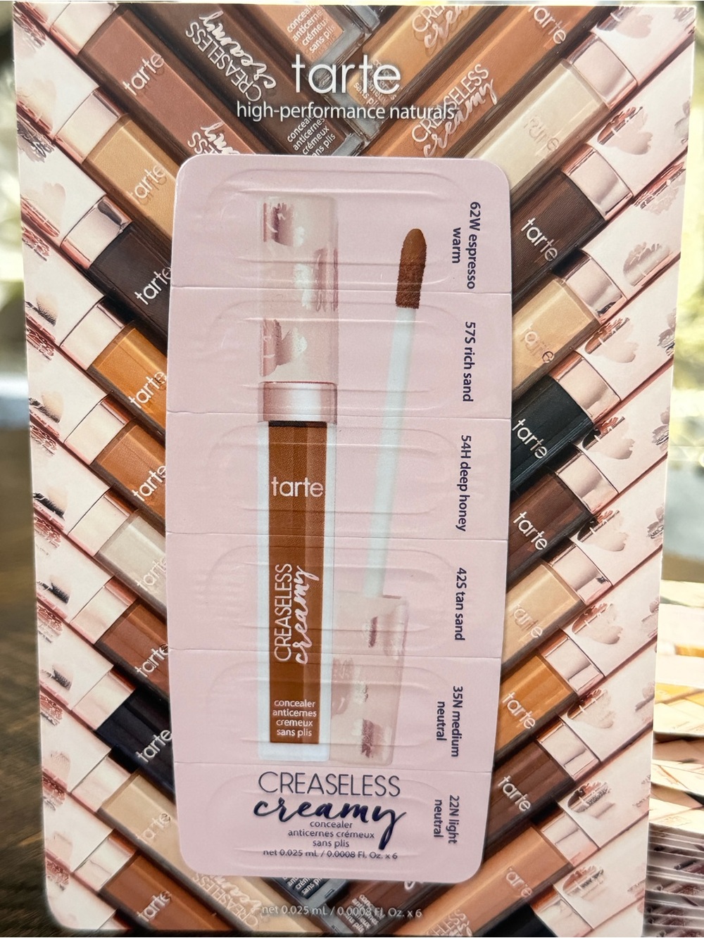 20pack-tarte Creaseless Creamy Concealer - Sample Cards